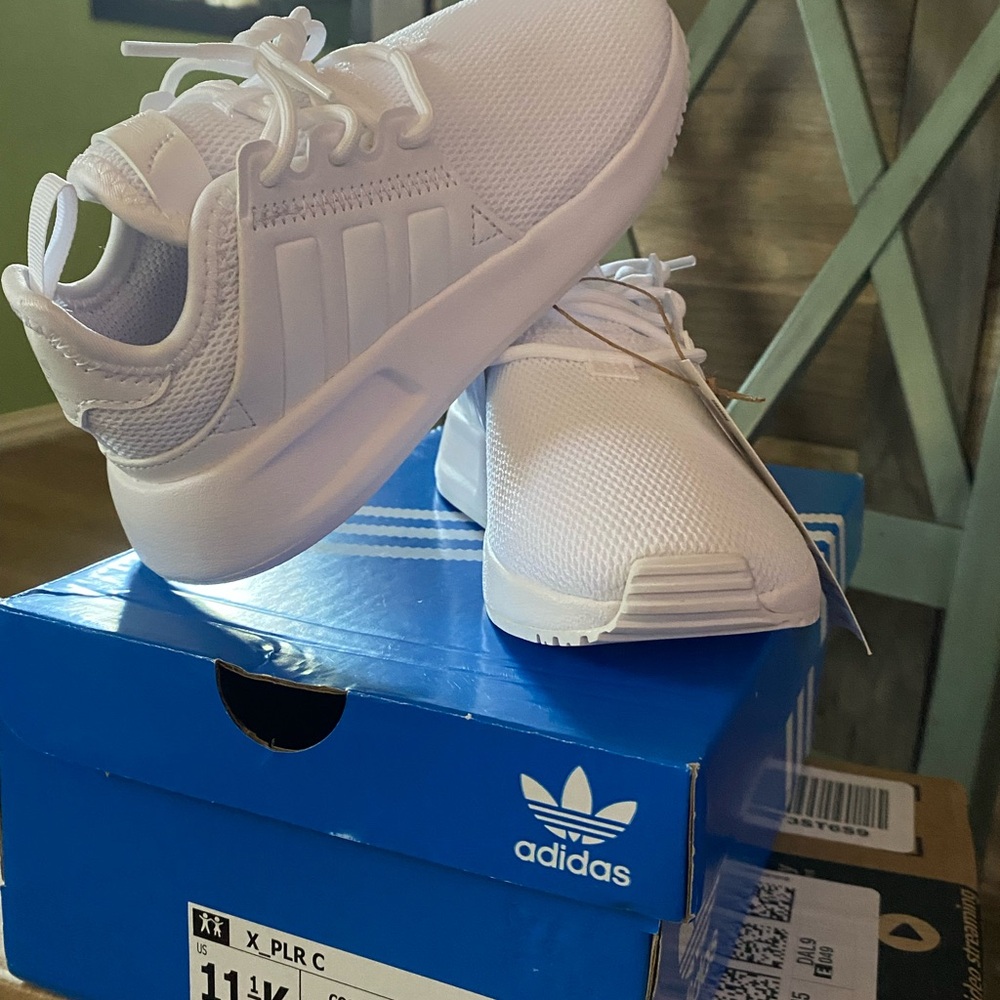 Adidas Kids White X_PLR Sneakers